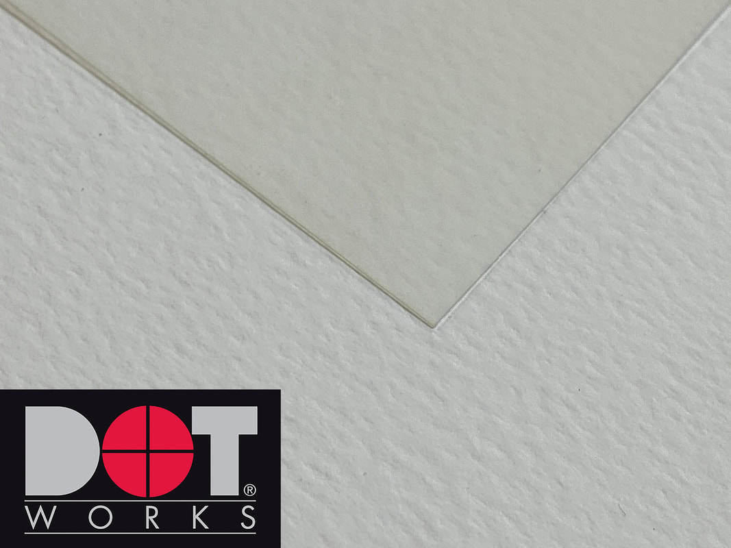 small sample image of Dotworks Clear Jet Premium film for ink jet printing