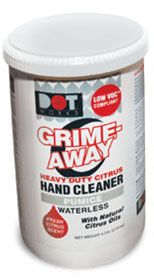 Cannister of DotWorks Grime Grabber hand cleaner with pumice