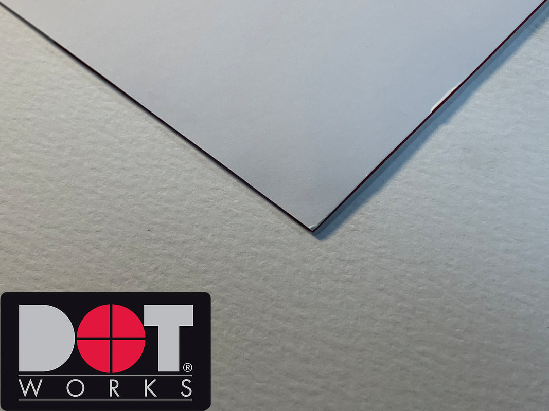 close up image of DotWorks Jet Maxx Enhanced, matte heavy weight proofing paper