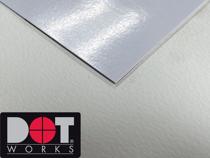 sample image of DotWorks Ultra Durable Adhesive Backed Vinyl glossy