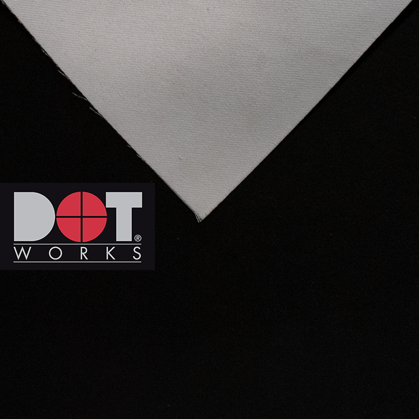 DotWorks Triple White Tessuto for dye sublimation printed transmissive and reflective displays