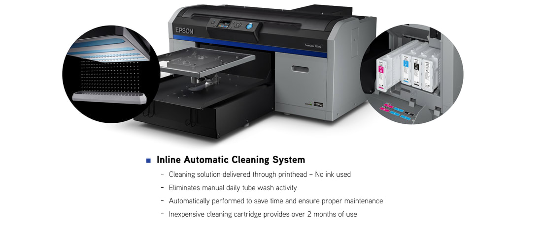 Epson F2100 Inline Automatic Cleaning