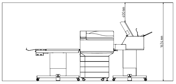 INTOPRINT OKI C931DP+ side view diagram